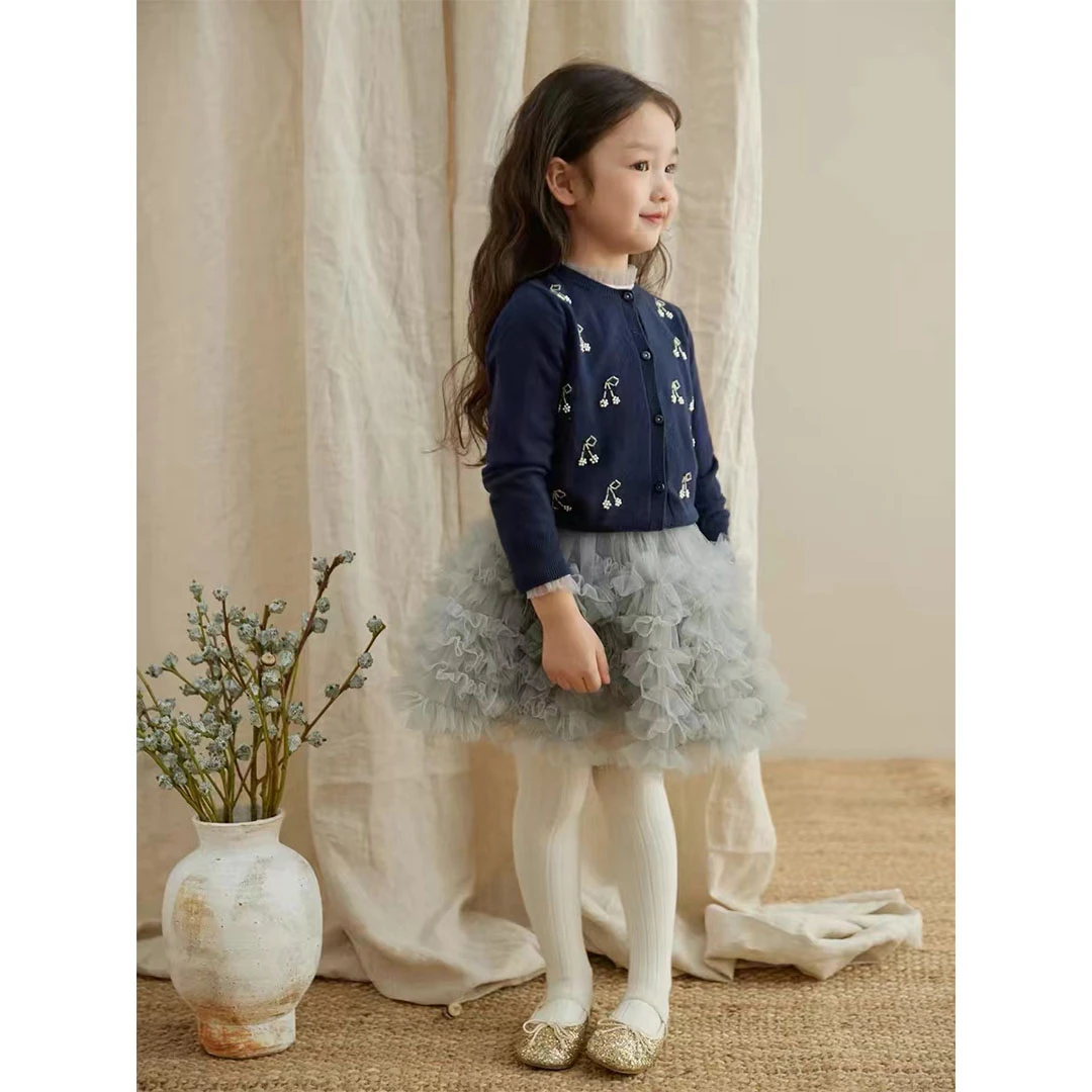 现【蓬蓬裙】春秋蓬蓬裙洋气时尚女宝宝半身纱裙四季款裙子FF1830