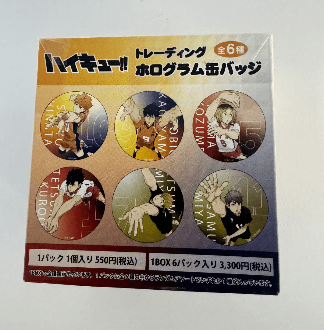 【排球少年】 JF2021同柄闪吧唧  全6种