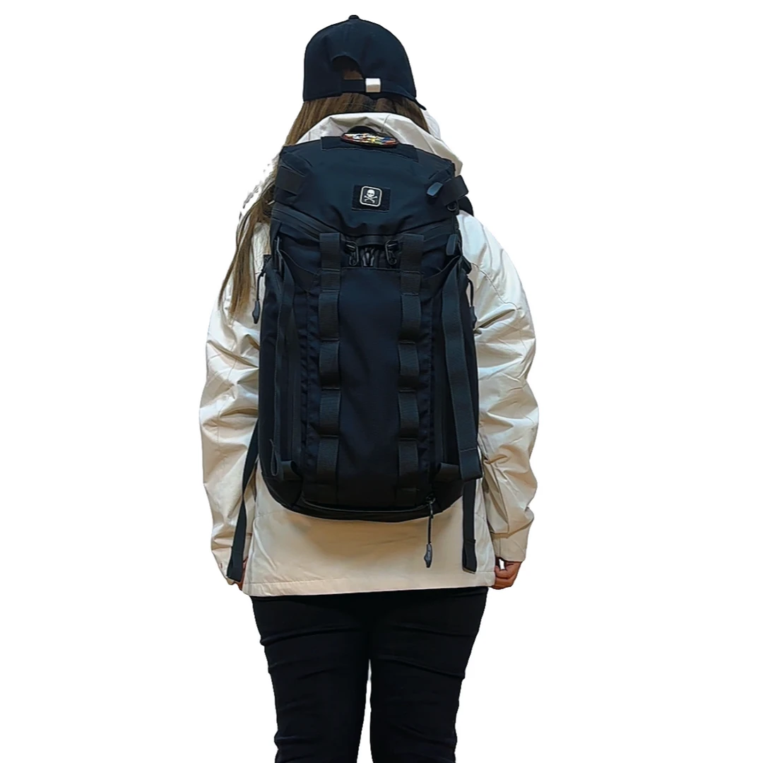 五弟装备独角兽双肩包 战术背包 潮流多功能15.6通勤潮流双肩背包