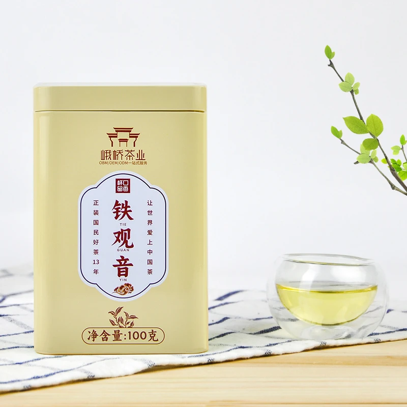 杯口留香铁观音100克1罐春茶清香型原产乌龙茶 实惠好茶口粮茶