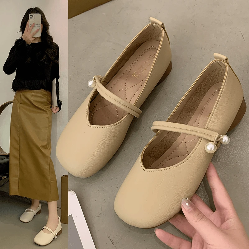 品牌补贴，专柜直发，新人补贴玛丽珍女鞋-T