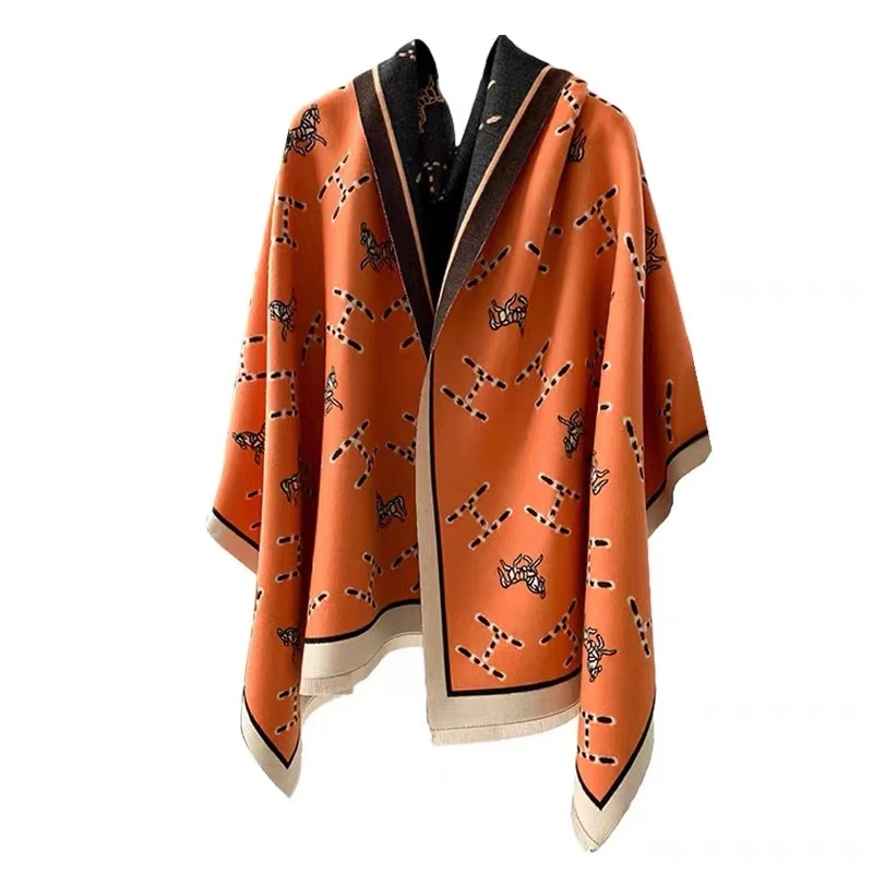 《盐田码头》//复古H高档围巾