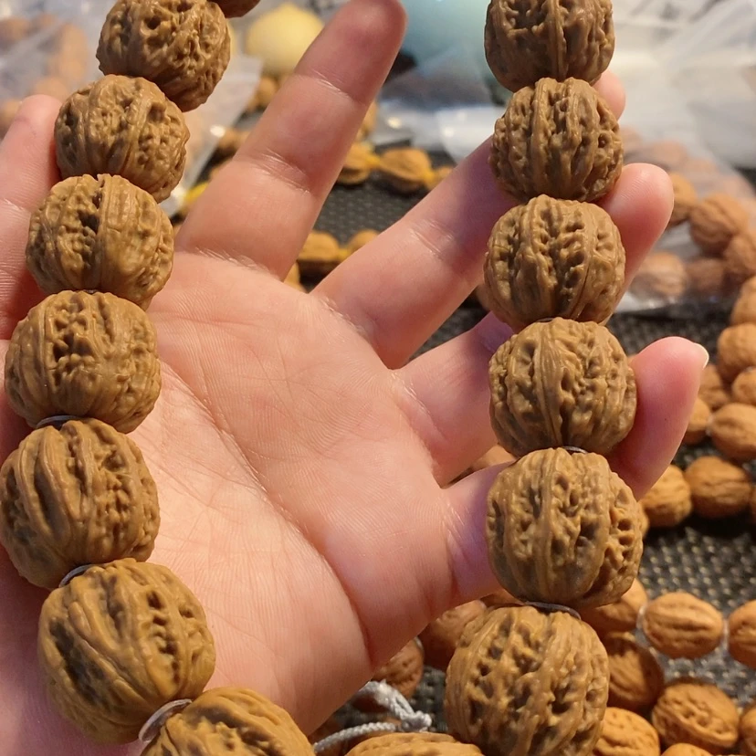 【闪购商品】文玩核桃吊坠粗筋八棱手持