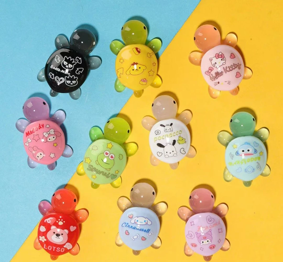 【三丽鸥款3.2cm】夜光树脂DIY对对碰小乌龟创意手工居家居家摆件