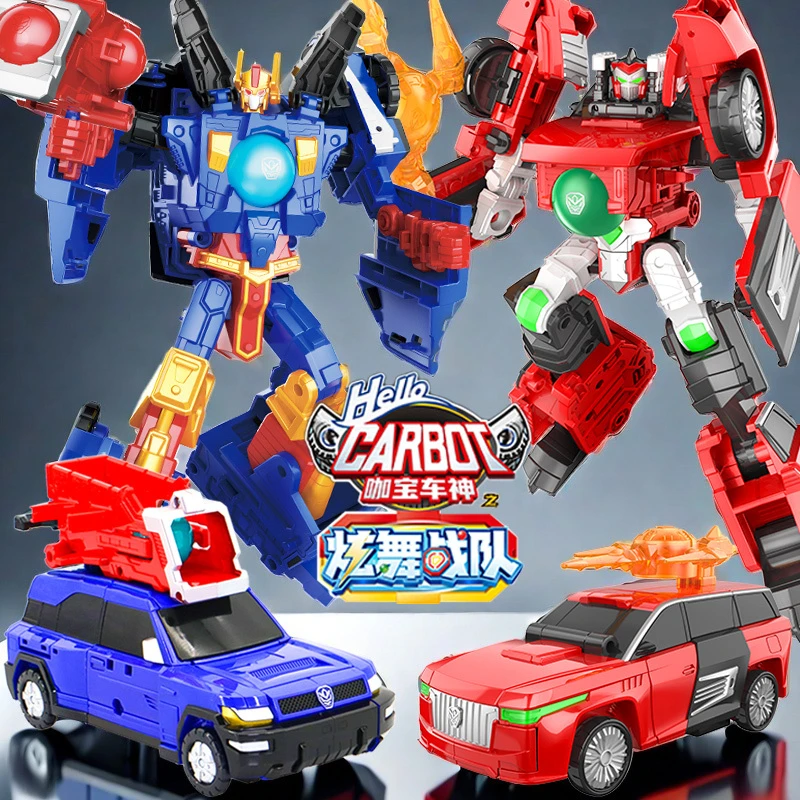 正版咖宝车神之炫舞战队变形机器人玩具儿童男孩金刚机甲汽车卡宝
