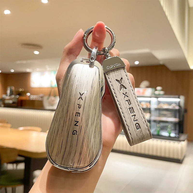 纳亚克专用小鹏p7钥匙套p7i高级p5改装g3汽车g3i卡片g9壳g6扣23款