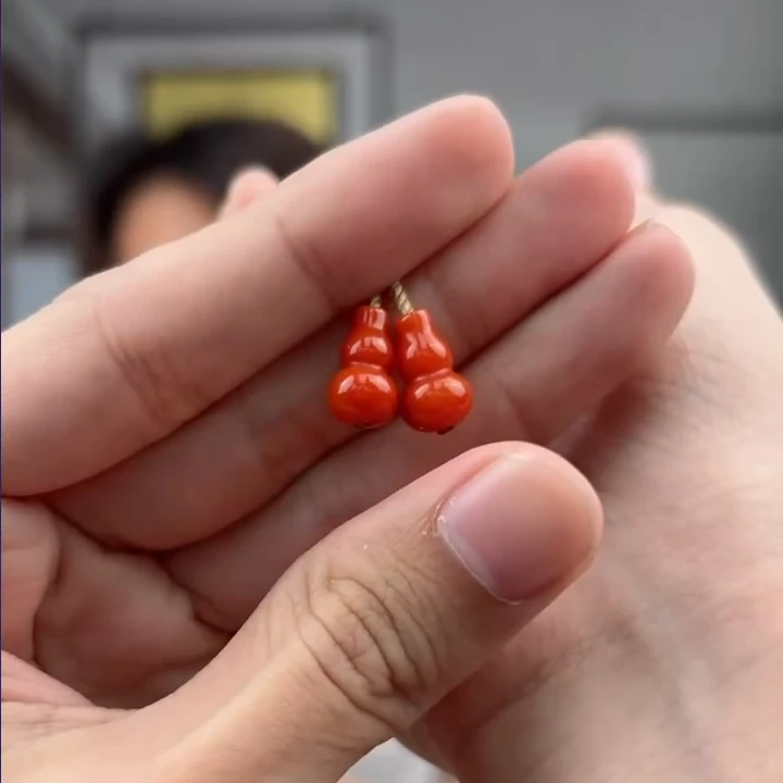 【送福珠宝】南红葫芦云端精工雕刻全玉化配饰