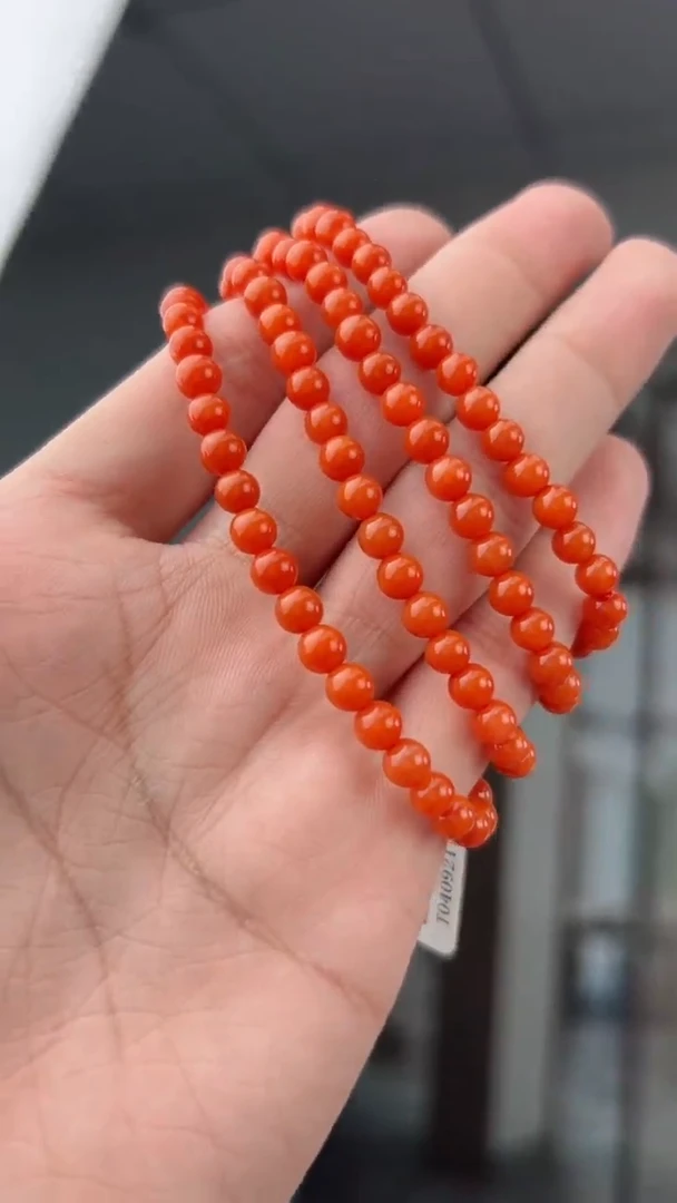 【闪购商品】南红玛瑙多圈未镶嵌@T05168@5MM