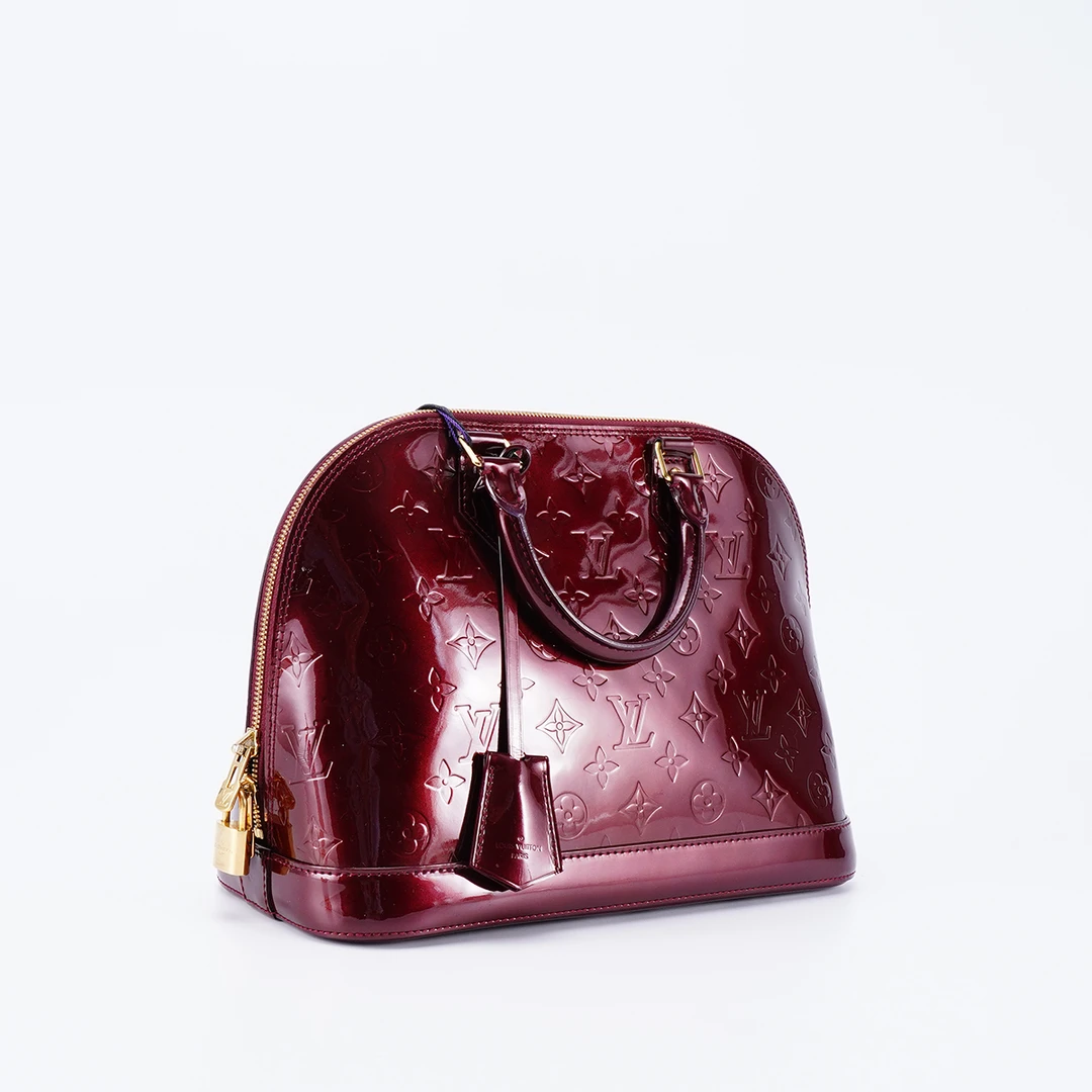 99新 LouisVuitton/路易威登 alma车厘子贝壳BB/手提款/斜挎（F店）
