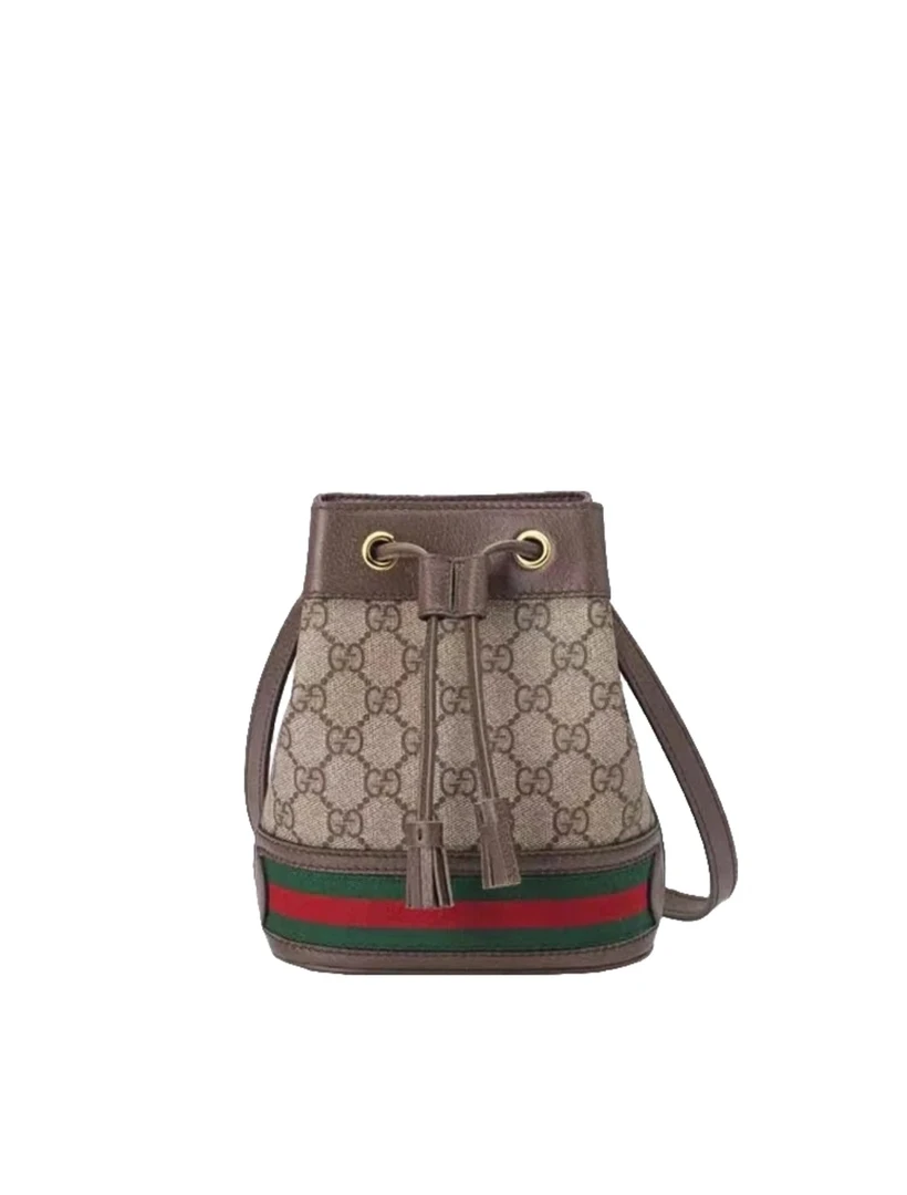 99新 GUCCI/古驰 古驰 ophidia系列 迷你/水桶包/单肩斜挎包（F店）