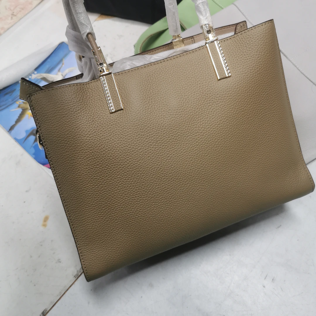 头牛手提包商务风定型女包斜挎包底宽30高度22厚12CM