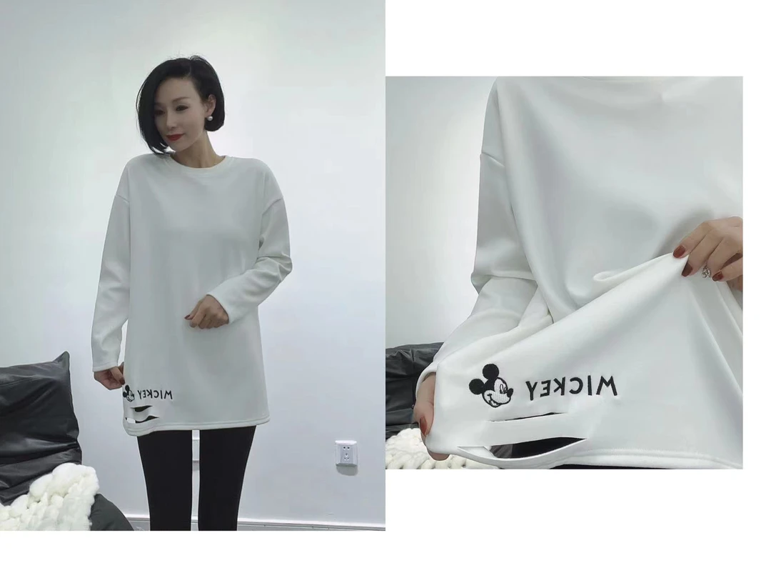 【蒋姐家】米七加厚绒大版T