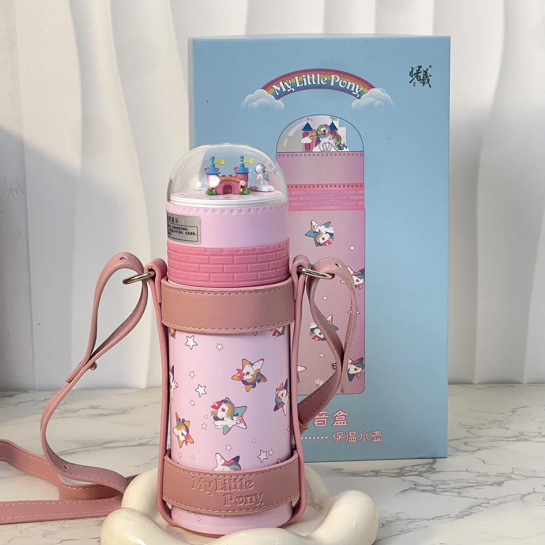新款八音盒儿童保温杯女士高颜值宝宝幼儿园学生喝水直饮杯女孩