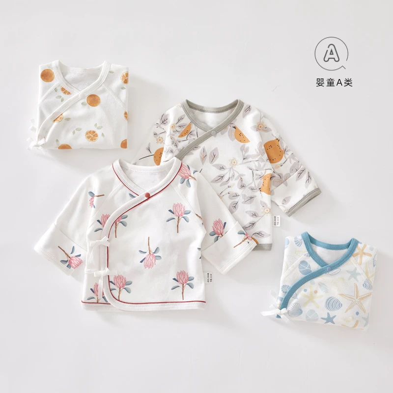 【新生必备】初生衣服(0-3个月)四季长袖半背衣初生和尚服内衣