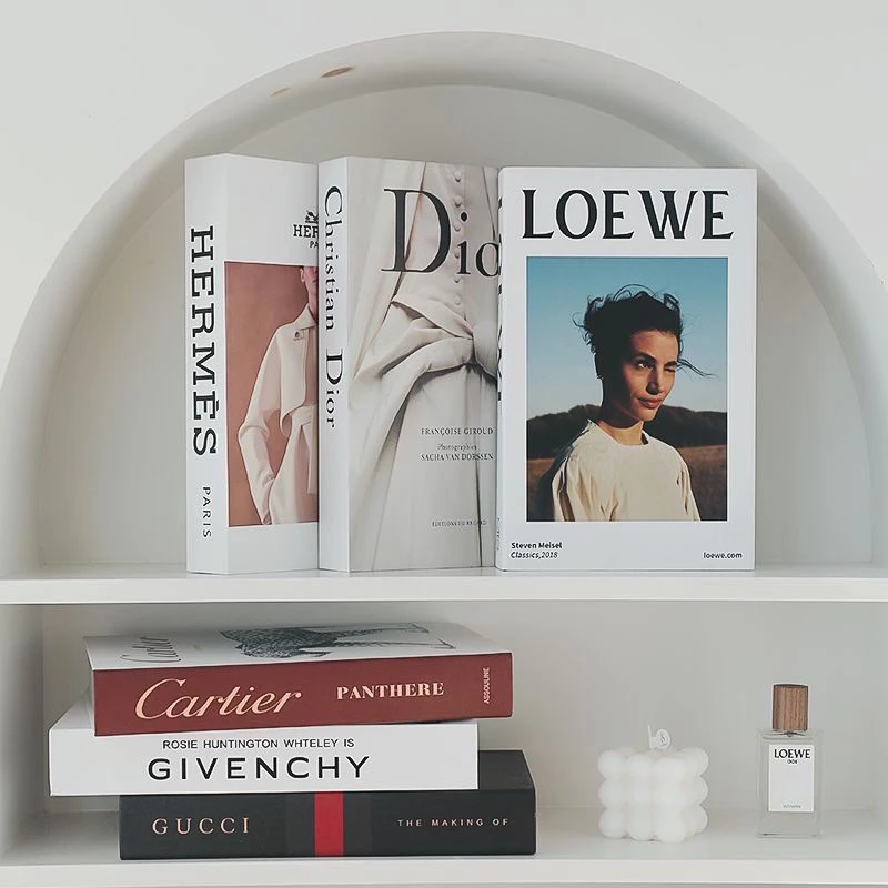 摆件仿真书假书现代简约仿真书道具书房摆设现代简约店铺家居饰品