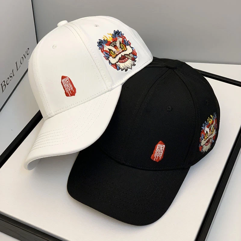 帽子男国潮风ins时尚鸭舌帽百搭街头棒球帽女个性休闲遮阳帽防晒