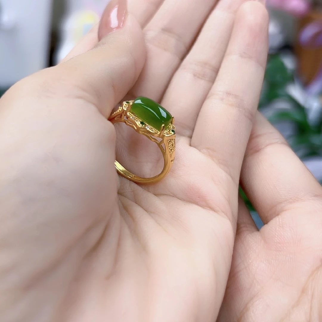 和田玉戒指未镶嵌