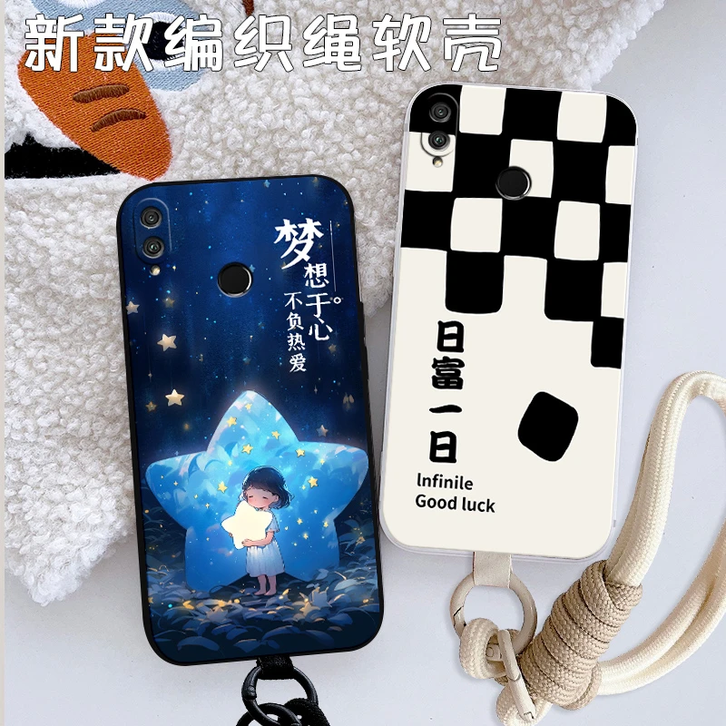 升级新款荣耀8x手机壳JSN-AL00A微磨砂时尚百搭男女通用全包防摔