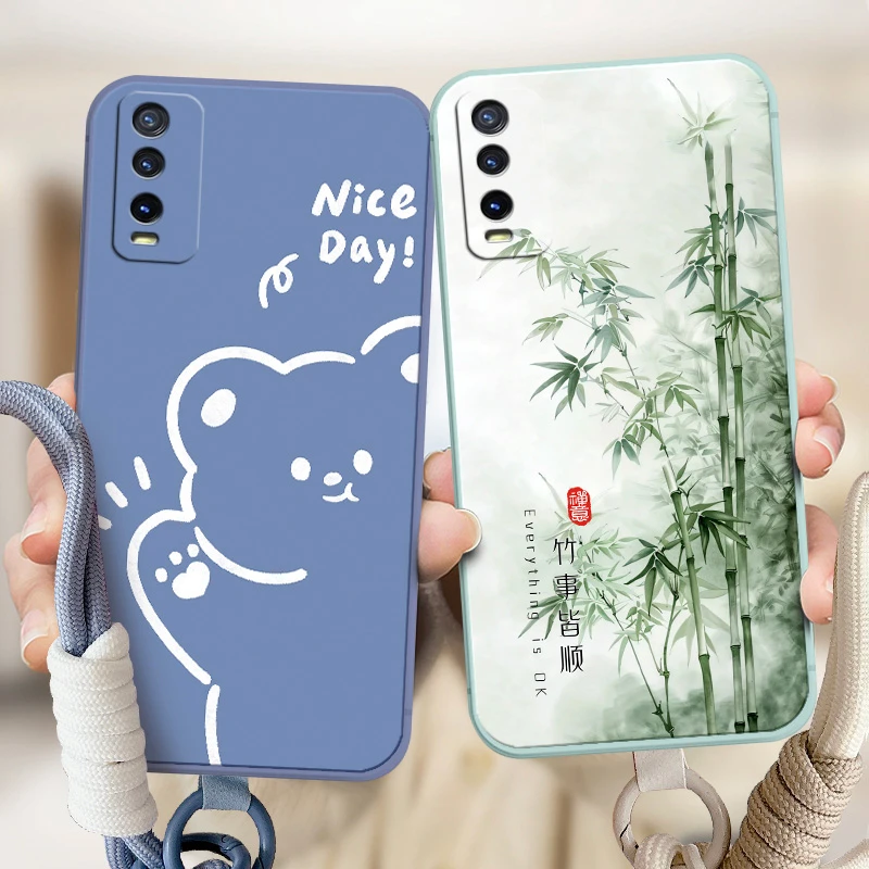 升级新款vivoy20手机壳V2034A个性男女通用网红全包防摔时尚百搭