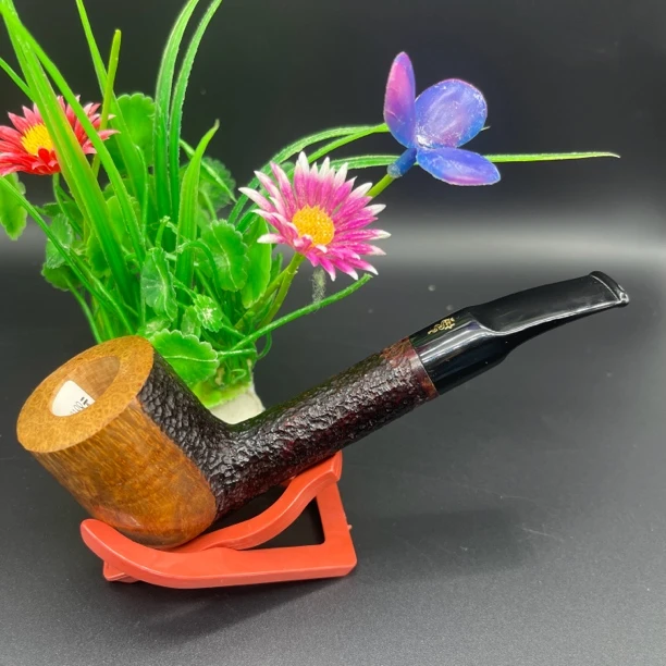 意大利沙芬2013年年度龙纹限量6mm石楠木手工烟斗烟具