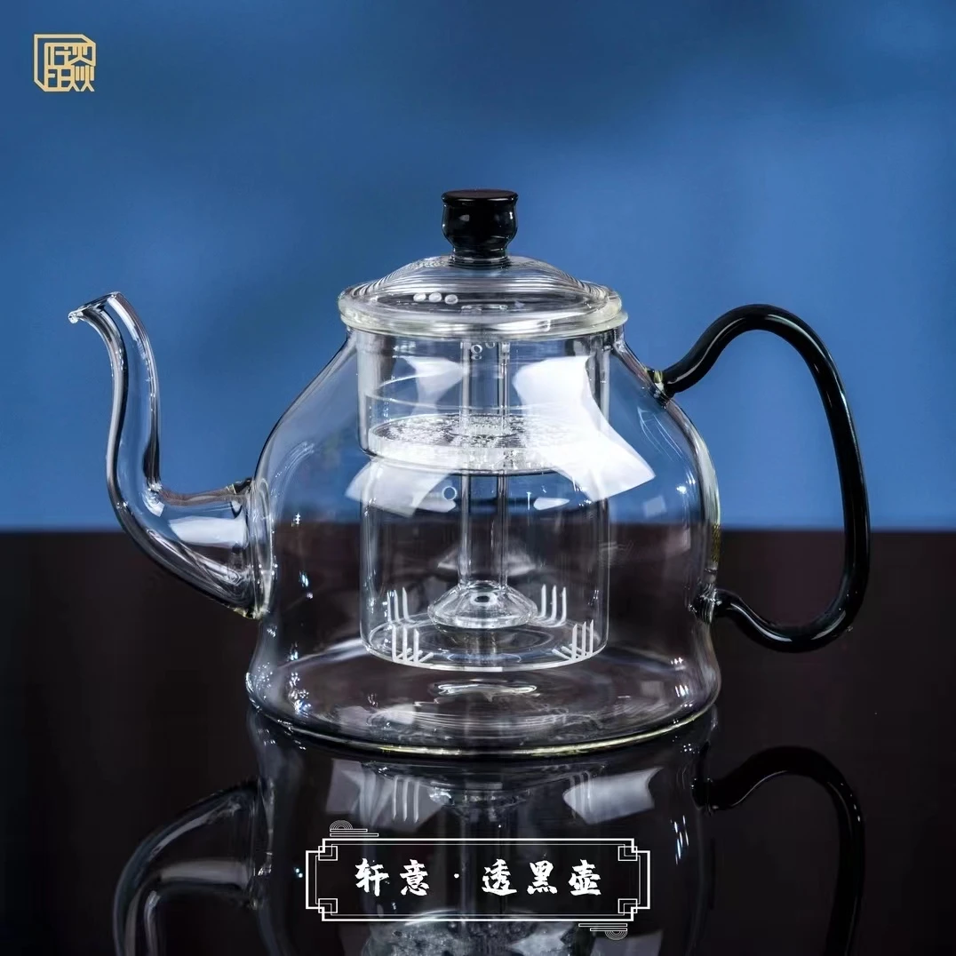 晶焱 轩逸壶  家用保温大容量加厚煮水耐热泡壶玻璃茶壶