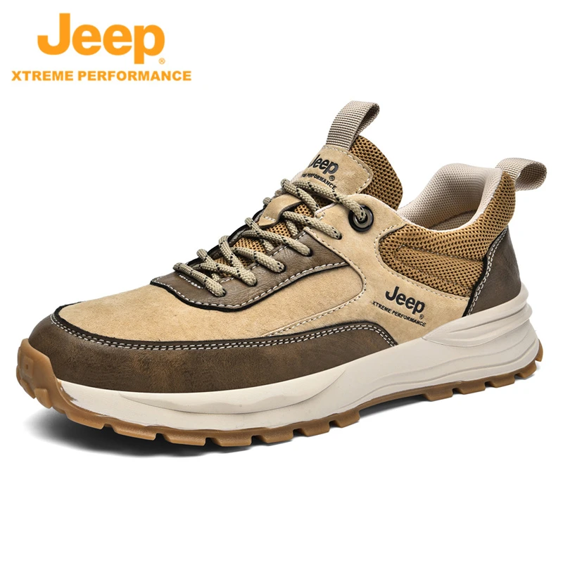 JEEP/吉普秋冬男士舒适百搭软底耐磨爸爸鞋运动鞋徒步鞋户外鞋