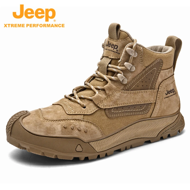 JEEP/吉普秋冬运动户外休闲百搭潮流潮鞋耐磨工装徒步登山马丁靴