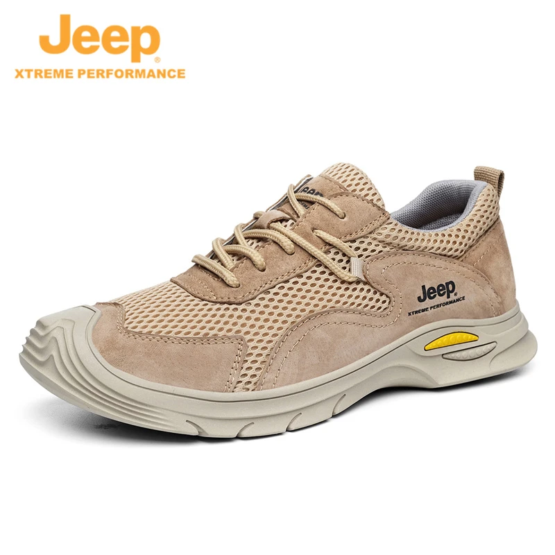 JEEP/吉普夏户外休闲透气大码耐磨轻便品牌防臭凉鞋软面软底防滑
