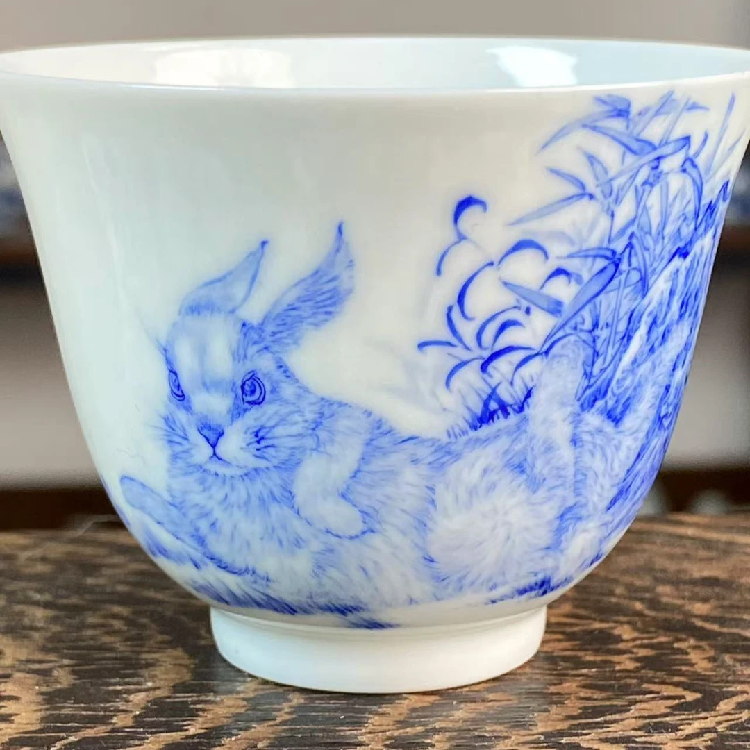 明煜珍藏十二生肖  兔杯