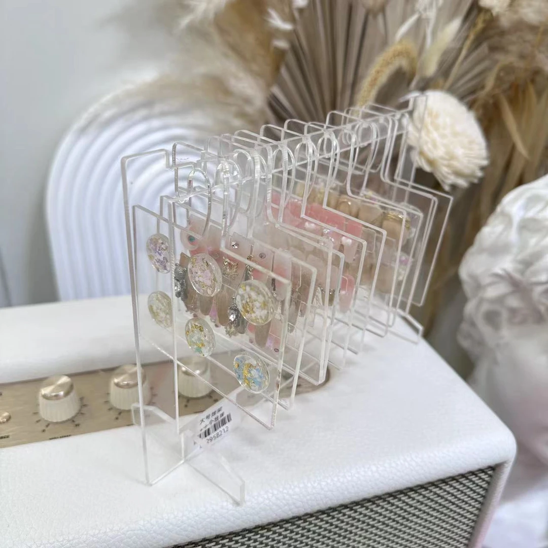 【1个】高透明穿戴甲美甲款式打板架（陪10个展板）-老包美甲工具专场