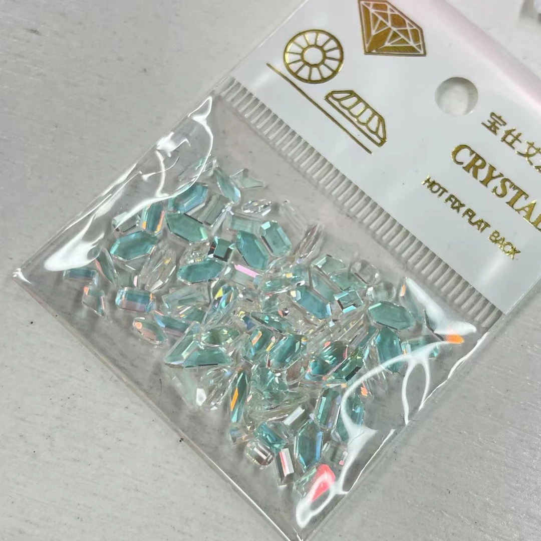 【100颗】精品迷你平底异形钻芝士海盐-老包大哥美甲钻专场
