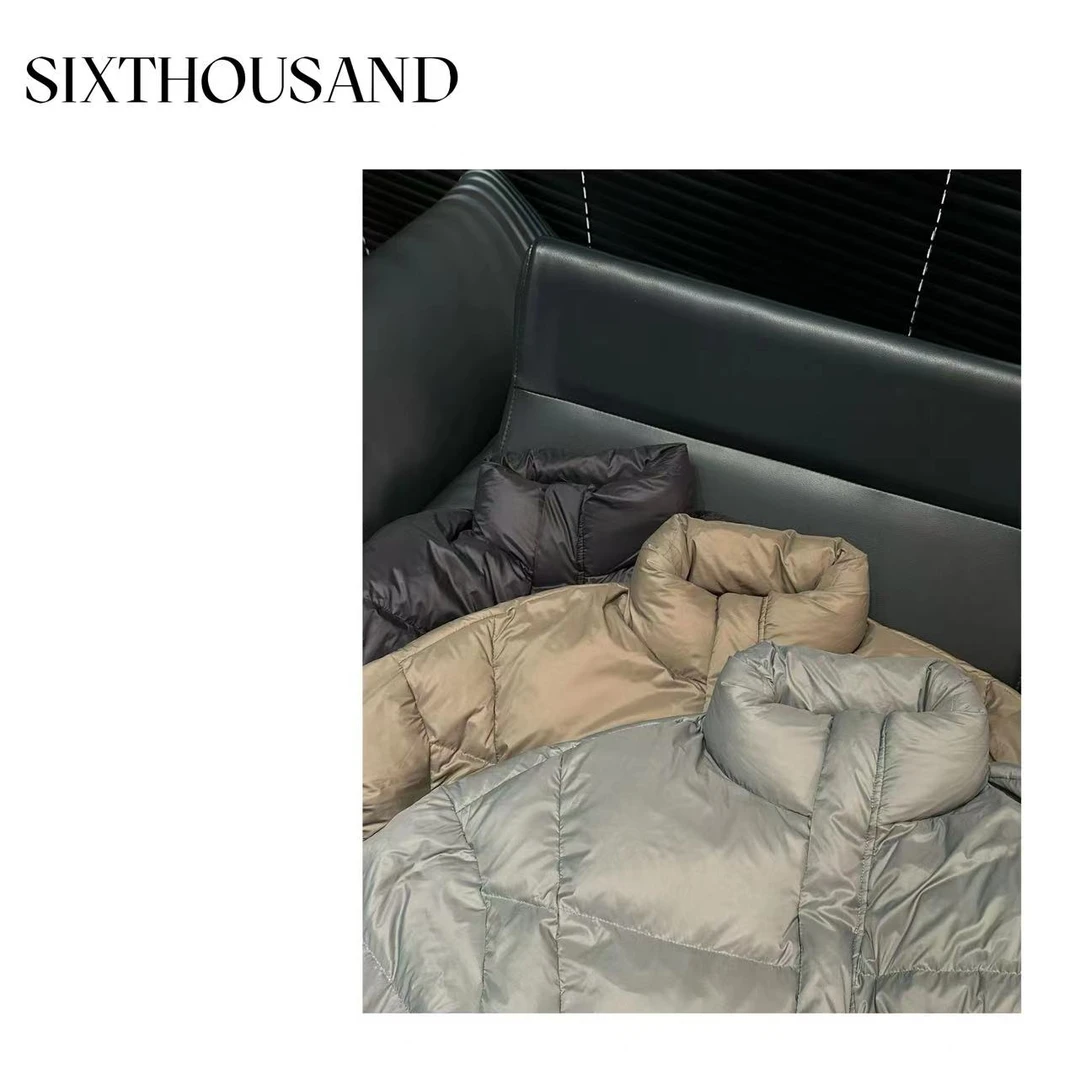 新款冬季立领拉链蓬松羽绒服百搭保暖加厚防风宽松外套男女同款