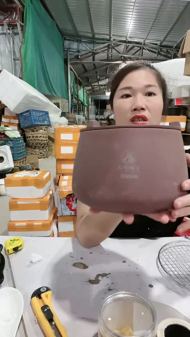 【闪购商品】瑕疵小号无釉红陶碳炉