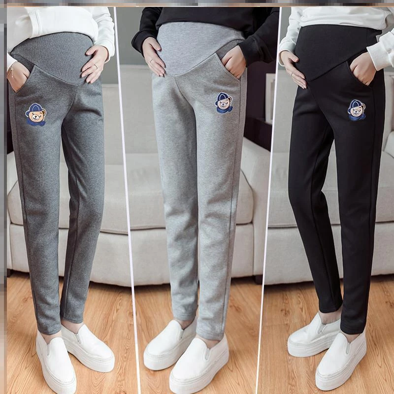 孕妇裤春秋款外穿孕妇打底裤休闲宽松大码托腹长裤孕妇装薄款长裤