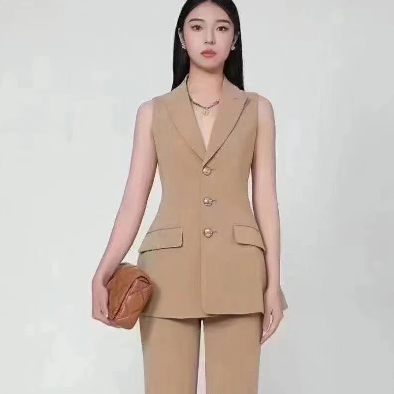 【商场同款】春秋冬外搭修身马甲西装外套背心 1400590-4201063-001