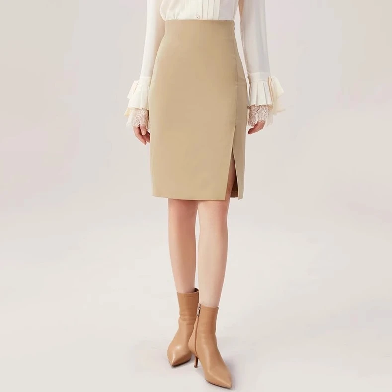 【商场同款】春夏百搭职业开叉西装裙包臀半身裙5200345-249173-001