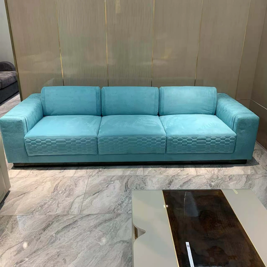 意式轻奢罗伯特沙发客厅家具实木钢琴烤漆布艺沙发