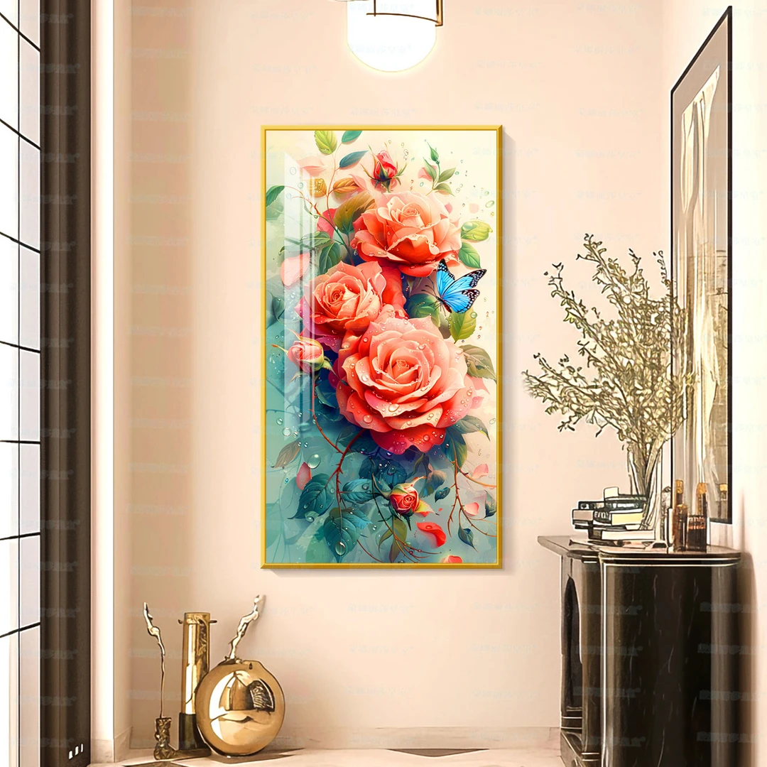 【进口棉布】蒙娜丽莎皇室十字绣花卉玫瑰新款简约花卉装饰手工绣线