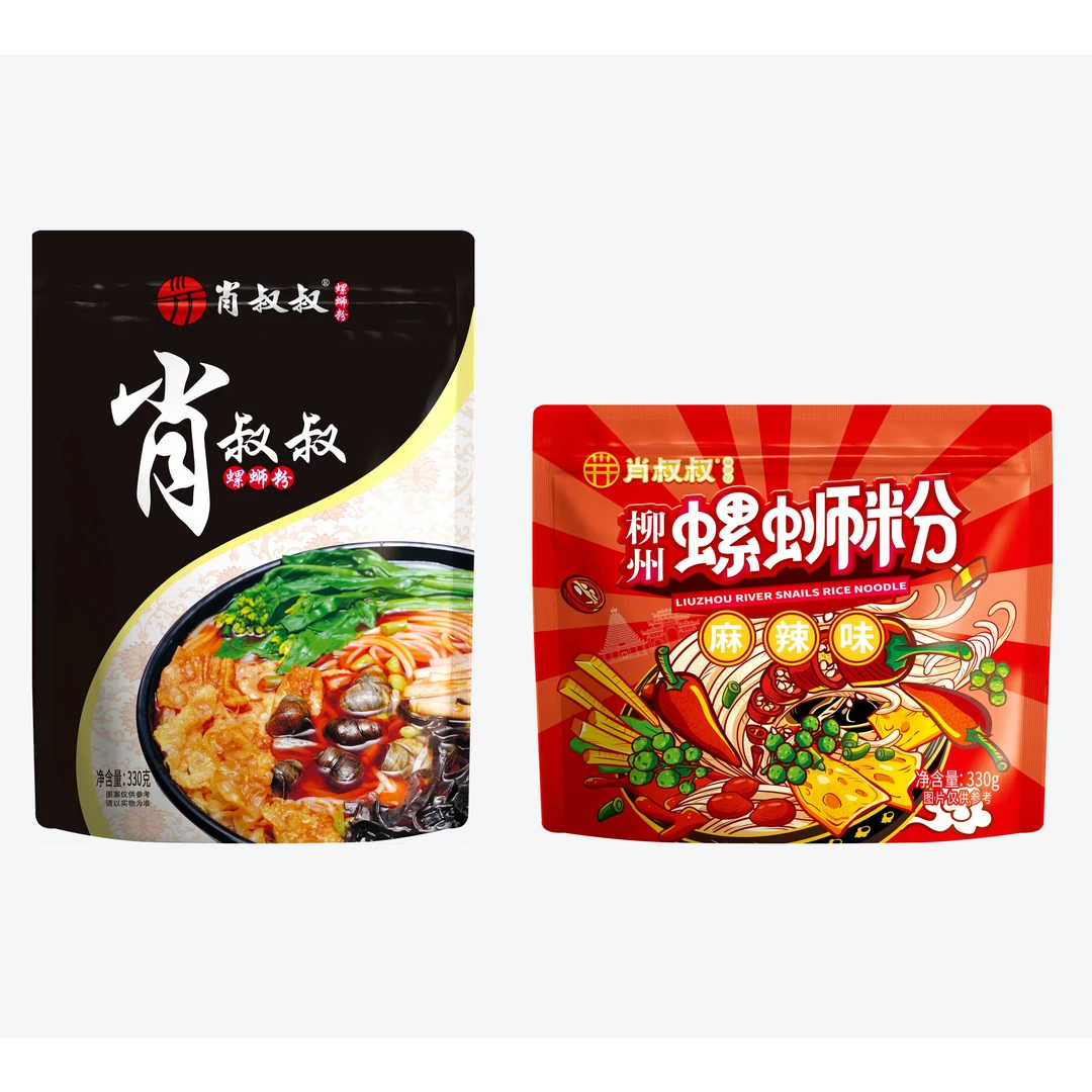 肖叔叔 肖叔叔 螺蛳粉组合装【原味3袋+麻辣2袋】柳州螺狮粉速食