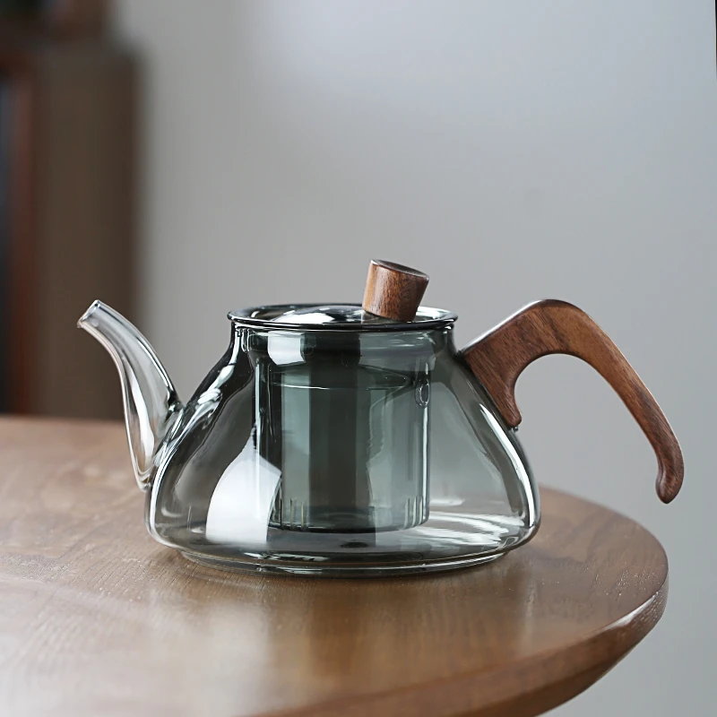 耐热玻璃泡茶壶家用茶水分离过滤茶具泡茶专用玻璃煮茶壶玻璃茶壶
