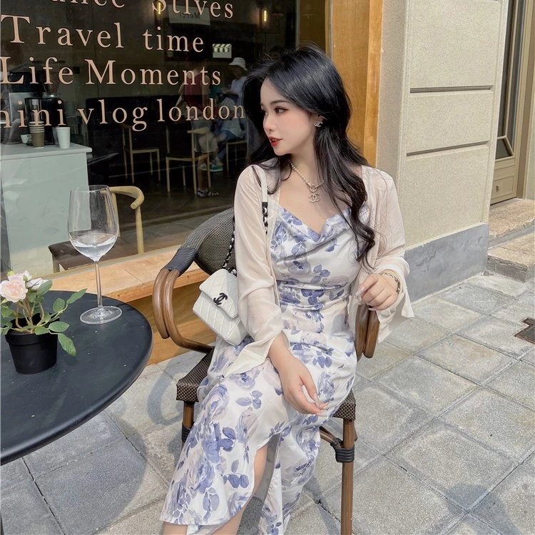 《清仓不退换》小个子蓝风铃连衣裙