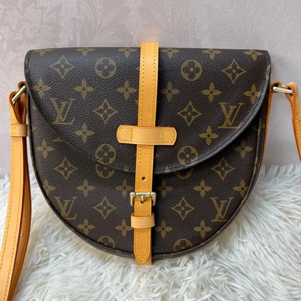 95新 LouisVuitton/路易威登 尔忧中古/路易威登盾牌包中号0002