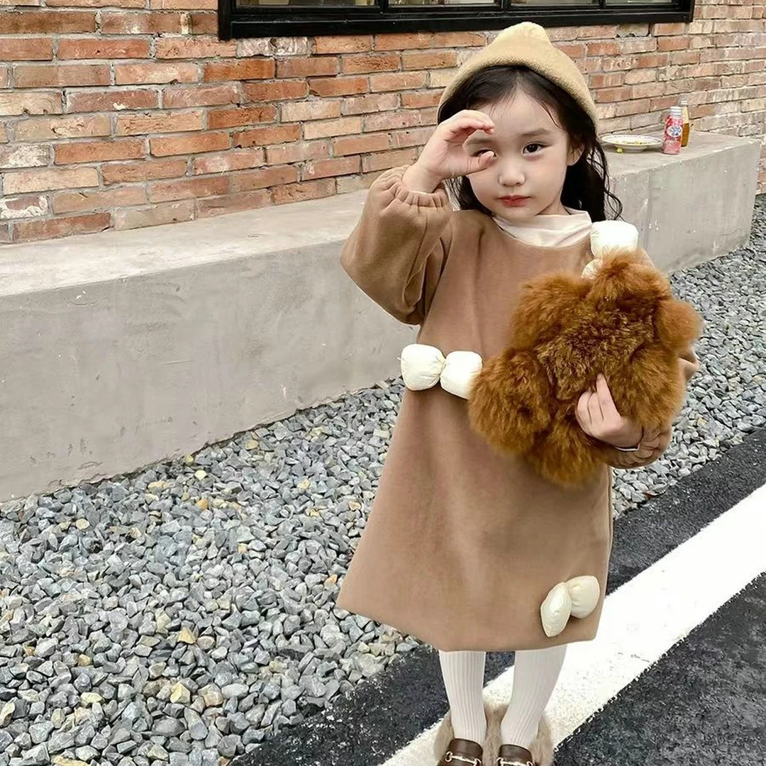 （972）女童春秋款时尚洋气连衣裙