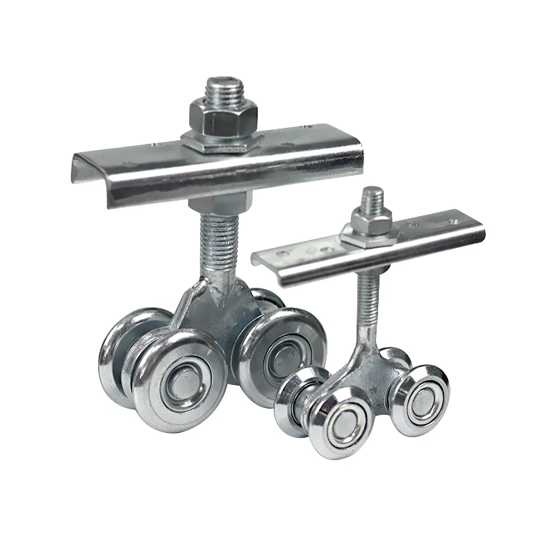 烤漆房耐高温轴承吊轮滑轮重型平移门轨道滑轮工业门吊轨吊轮全套