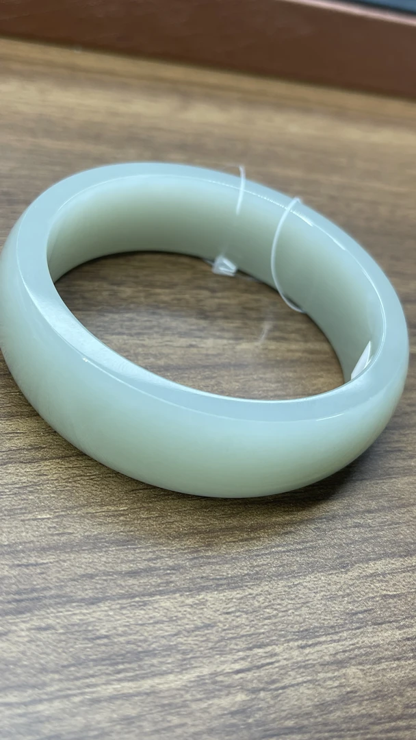 和田玉精品宽版平安镯