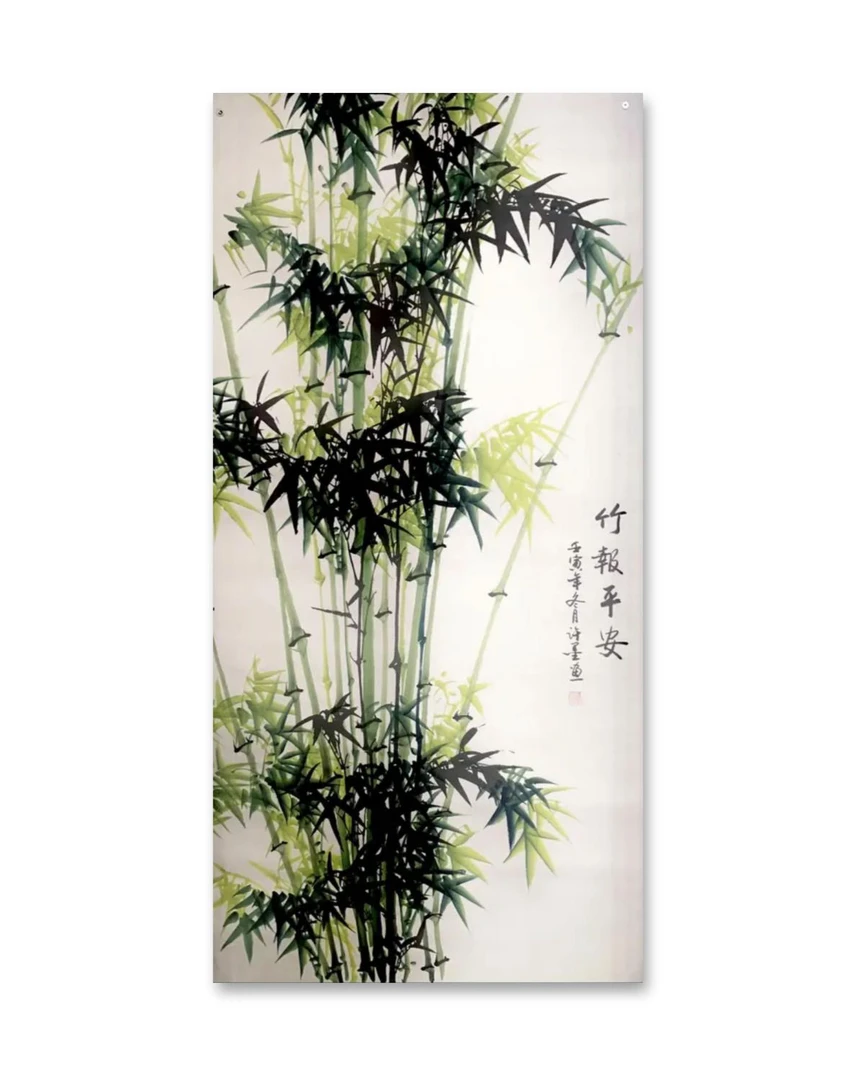 四尺 许墨竹子纯手绘 140cm✖️68cm