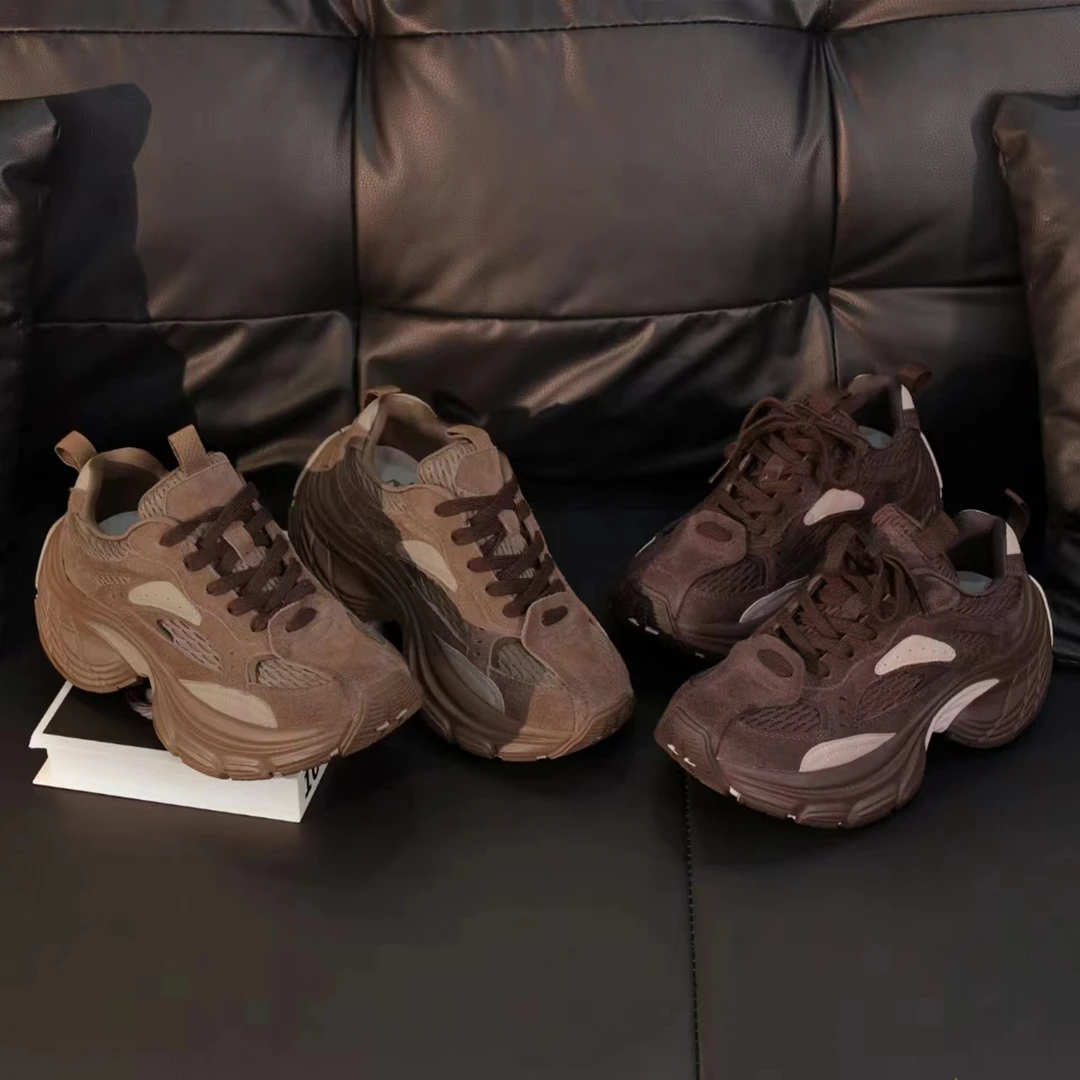 复古休闲运动鞋2024年新城市ins潮流百搭时尚老爹鞋66007