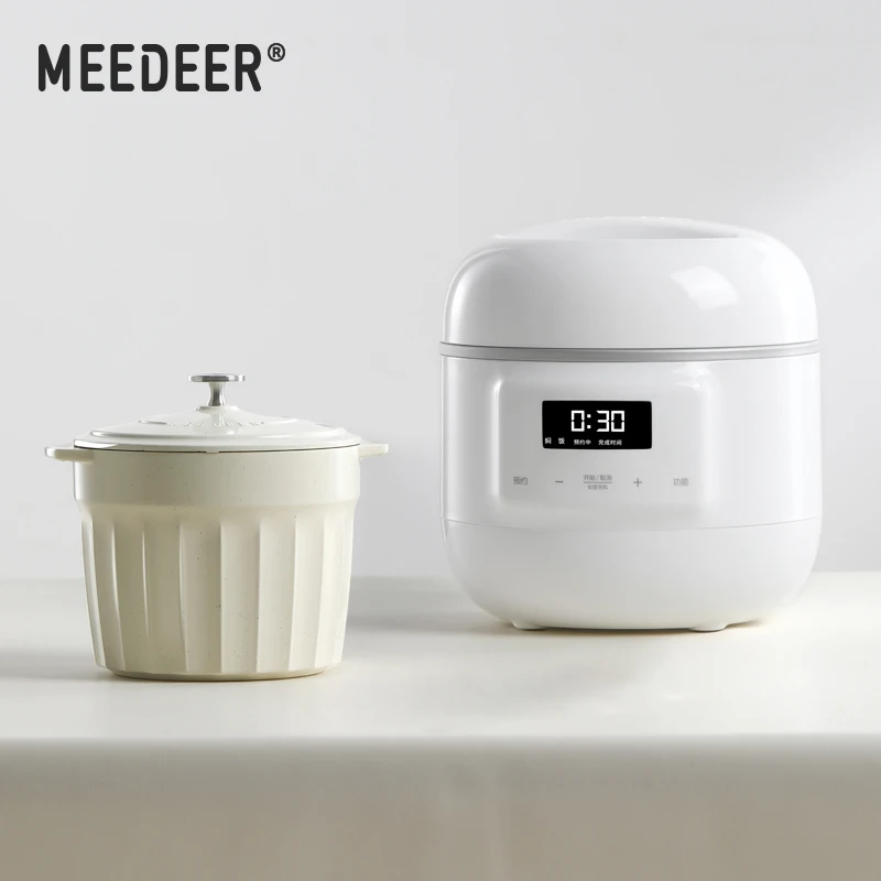 MEEDEER/迷鹿隔水小型电炖锅宝宝煮粥饭锅婴儿辅食bb煲粥锅神器