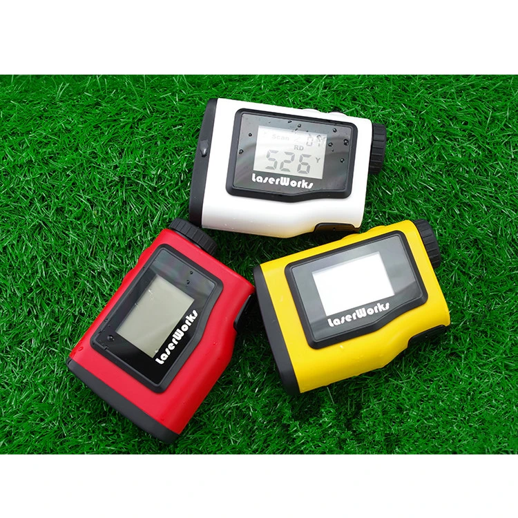laserworks高尔夫测距仪户外激光测距望远镜600米1000米坡度补偿