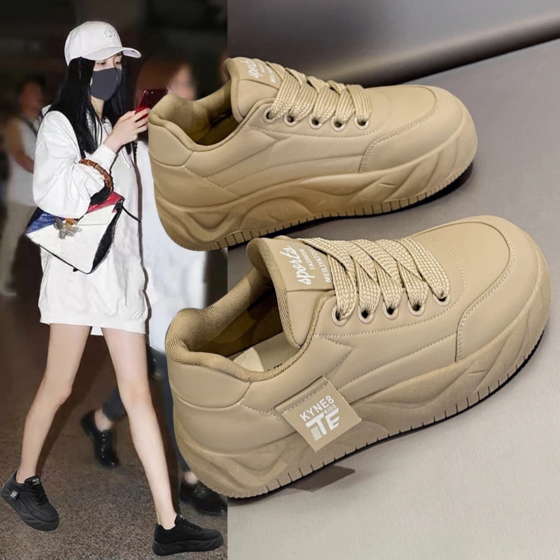 【达人专属】冬季新款运动鞋小白鞋百搭厚底加绒女鞋学生